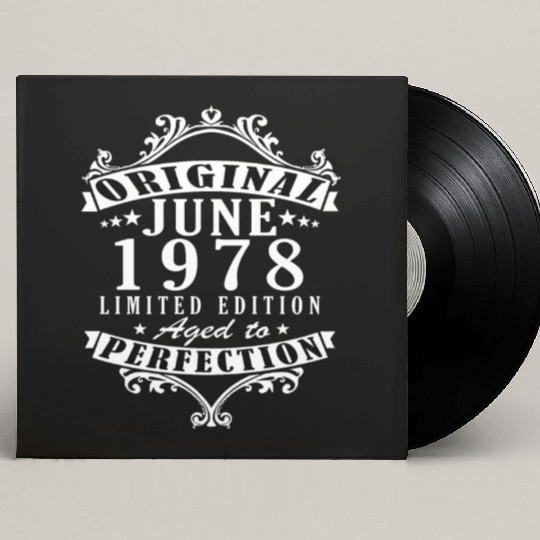 June 1978 Anniversary June 1978 June Custom Vinyl Record Sleeves