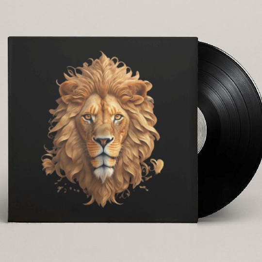 Lion Custom Vinyl Record Sleeves Slim Fit Design