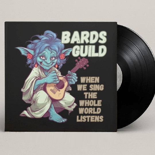 Bards Guild, We Sing Listens Custom Vinyl Record Sleeves