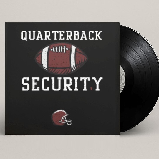 Quarterback Security - Football Custom Vinyl Record Sleeves