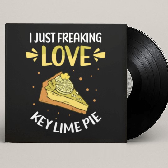 Pies Lover Love Key Lime Pie Custom Vinyl Record Sleeves
