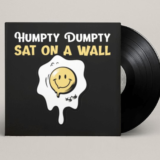 Humpty Dumpty Nursery Rhymes For Funny People Custom Vinyl Record Sleeves