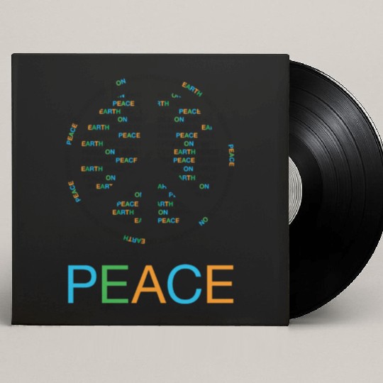 Peace On Earth Custom Vinyl Record Sleeves