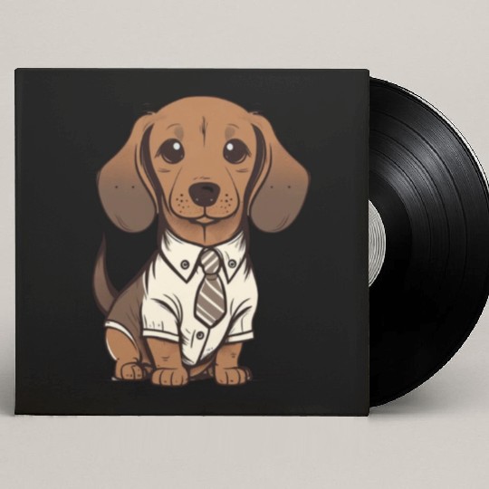 Dachshund Custom Vinyl Record Sleeves