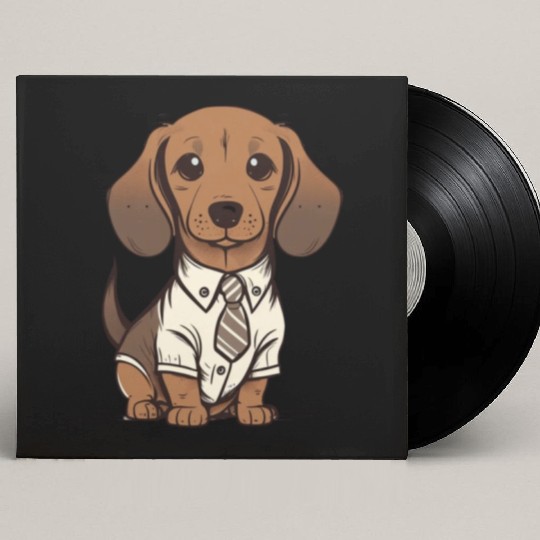 Dachshund Custom Vinyl Record Sleeves