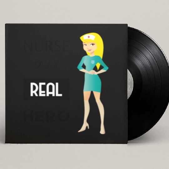 Nurse Aur Real Hero Cartoon Custom Vinyl Record Sleeves