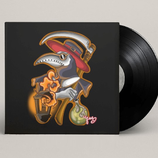 plague doctor Custom Vinyl Record Sleeves