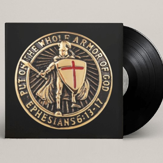 Armor Of God Christian Knight Custom Vinyl Record Sleeves