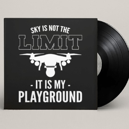Sky Is Not The Limit It Is My Playground Video Custom Vinyl Record Sleeves