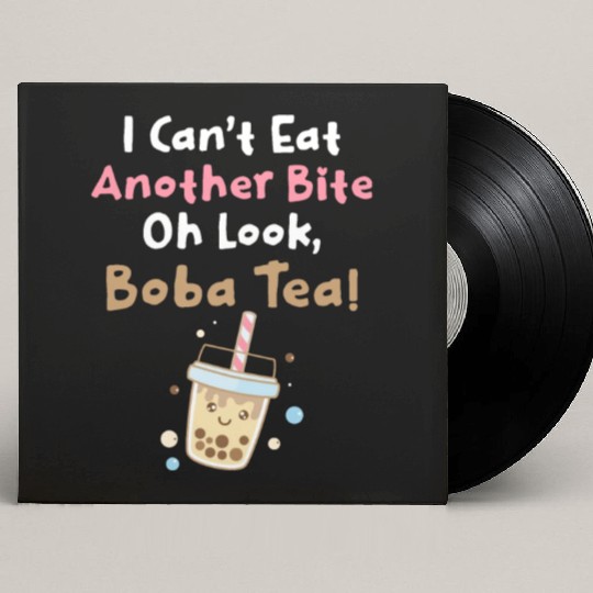 Bubble Tea Lover Boba Tea Drinker Korean Drink Custom Vinyl Record Sleeves