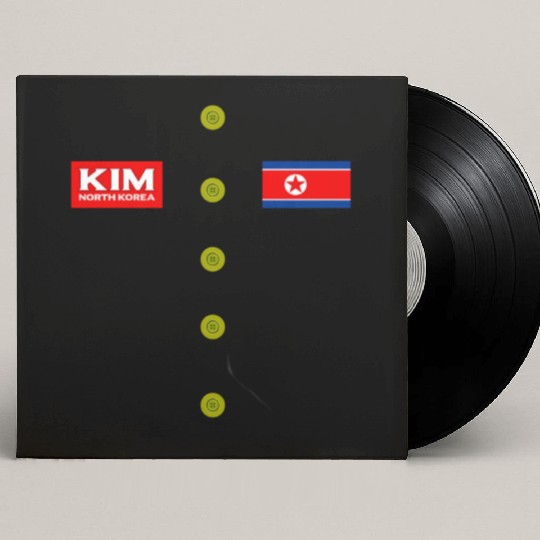 Kim Jong Un Halloween Custom Vinyl Record Sleeves