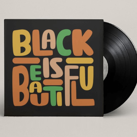 Black Is Beautiful Custom Vinyl Record Sleeves