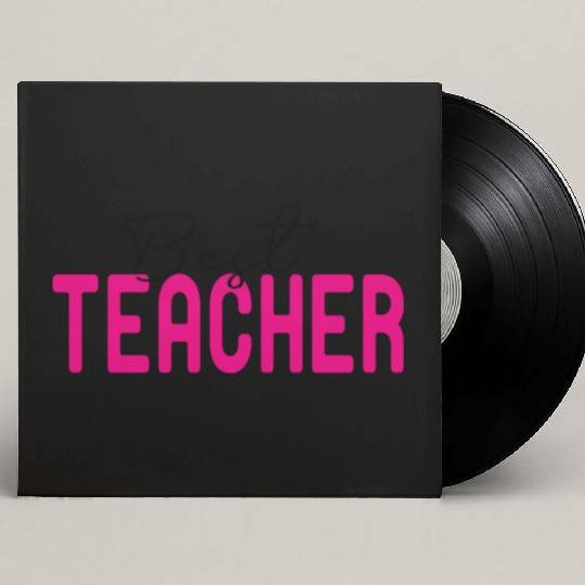 Best Teacher Funny Lover Custom Vinyl Record Sleeves