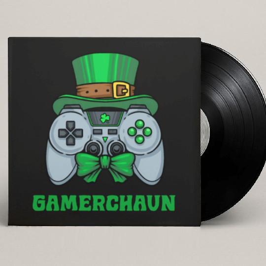 Gamerchaun Gamer St Patrick'S Day Toddler Lucky Custom Vinyl Record Sleeves