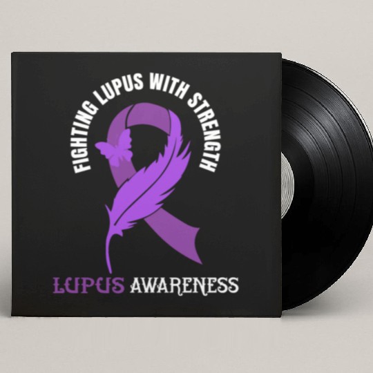 Lupus Awareness Lupus Fighter Custom Vinyl Record Sleeves