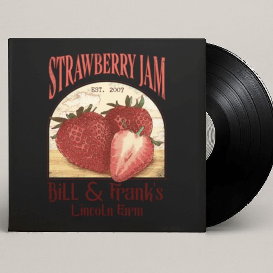 Bill and Frank Strawberry Jam The last of us Custom Vinyl Record Sleeves