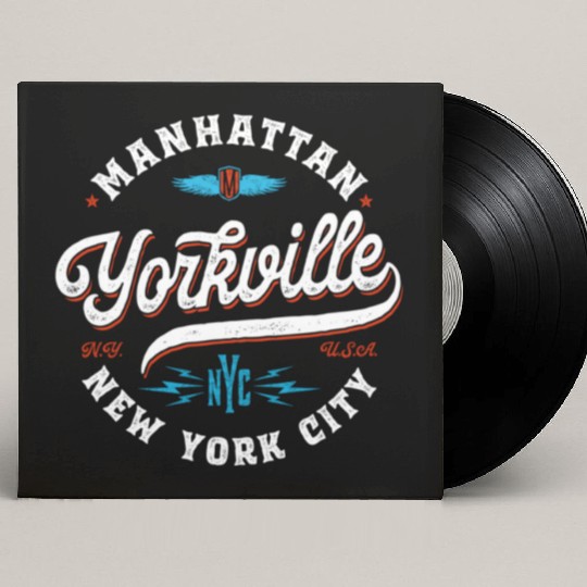 New York Manhattan Yorkville Custom Vinyl Record Sleeves