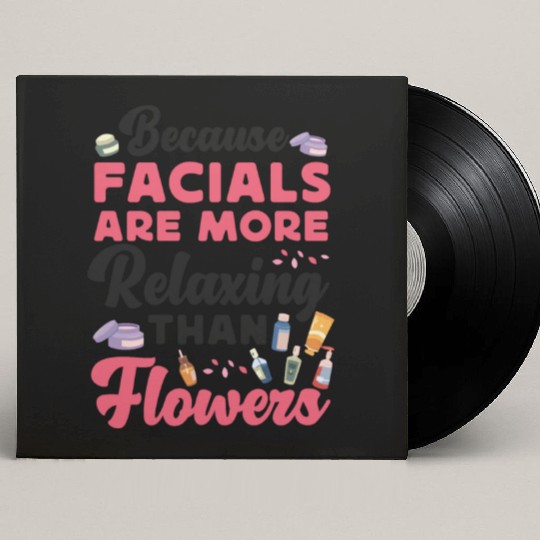 Cute Licensed Esthetician Skincare Custom Vinyl Record Sleeves