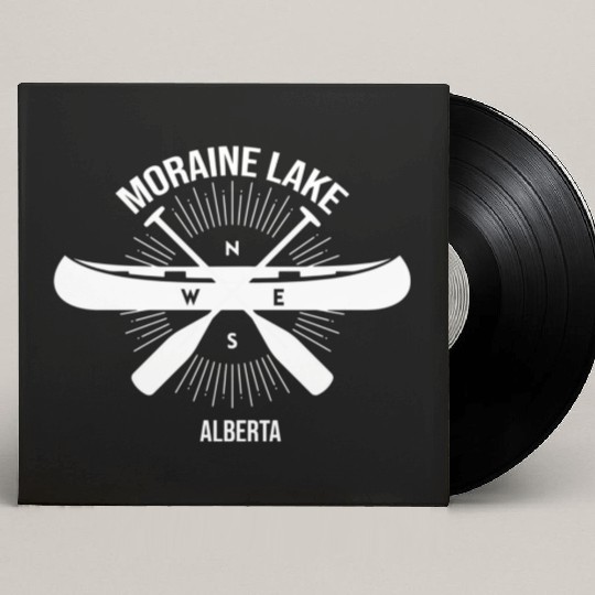 Moraine Lake Alberta Canada Banff National Park Custom Vinyl Record Sleeves