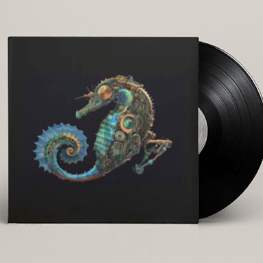 Cybernetic Octopus Custom Vinyl Record Sleeves