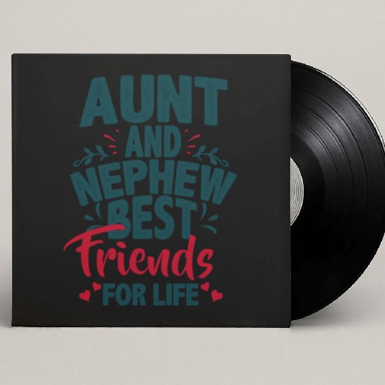 Aunt And Nephew Best Friends Custom Vinyl Record Sleeves