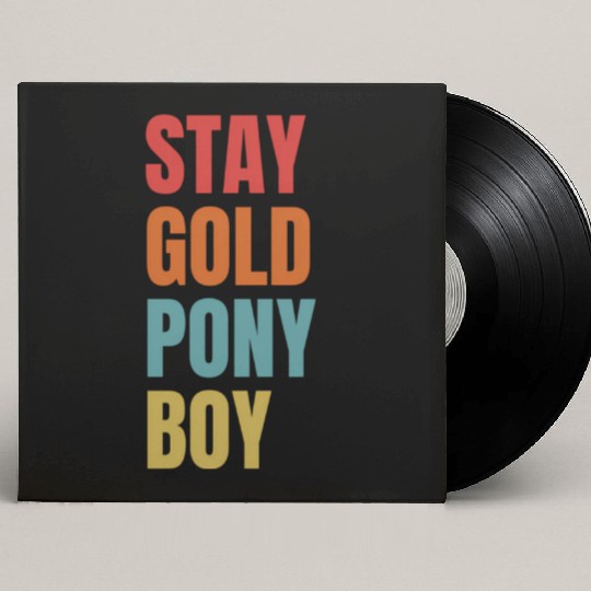 Stay Gold Pony Custom Vinyl Record Sleeves