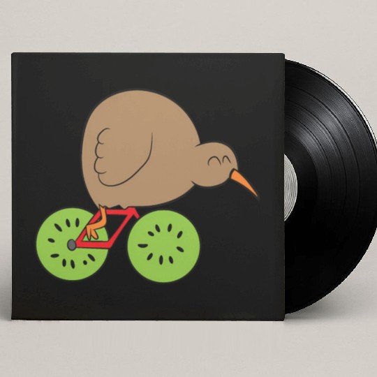 Kiwi Bird New Zealand Kiwi Bird And Kiwi Fruit Kiw Custom Vinyl Record Sleeves
