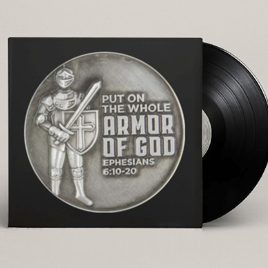 put on the full armor of god ephesians 6:10 Custom Vinyl Record Sleeves