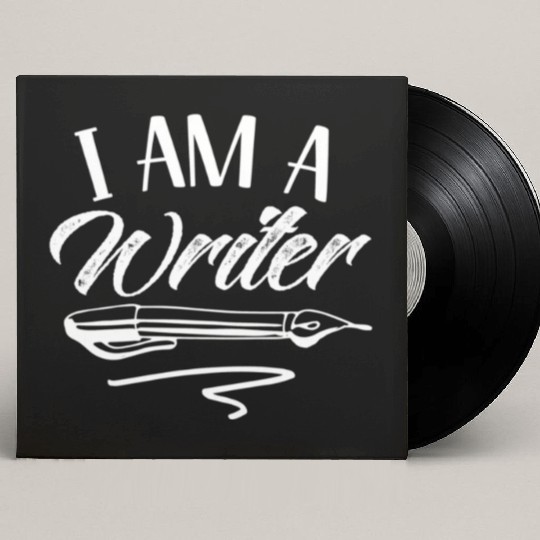 I Am A Writer Job Writing Author Write Custom Vinyl Record Sleeves