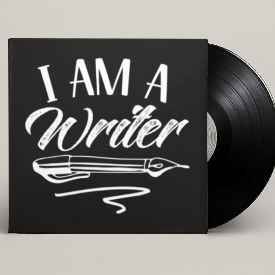 I Am A Writer Job Writing Author Write Custom Vinyl Record Sleeves