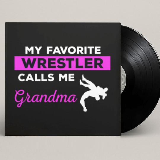 Wrestling Grandma Custom Vinyl Record Sleeves