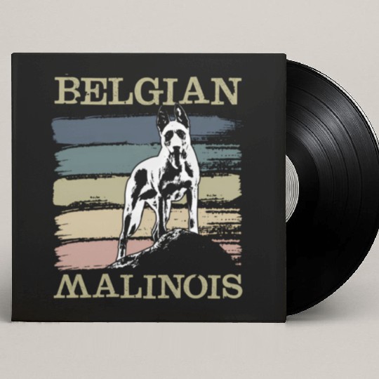 Belgian Malinois T Dog Custom Vinyl Record Sleeves
