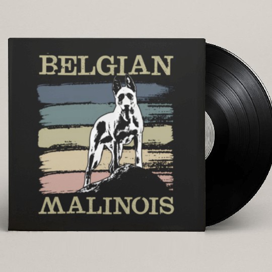 Belgian Malinois T Dog Custom Vinyl Record Sleeves