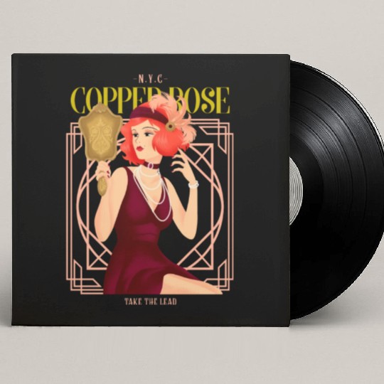 Nyc Copper Rose The Great Gatsby Custom Vinyl Record Sleeves