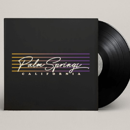 Palm Springs Style California Custom Vinyl Record Sleeves