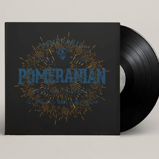 Pomeranian Custom Vinyl Record Sleeves
