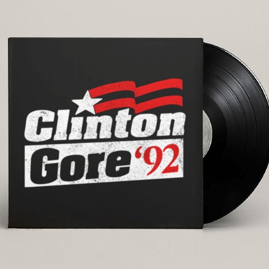 Clinton Gore Bill Clinton 92 Elect Custom Vinyl Record Sleeves