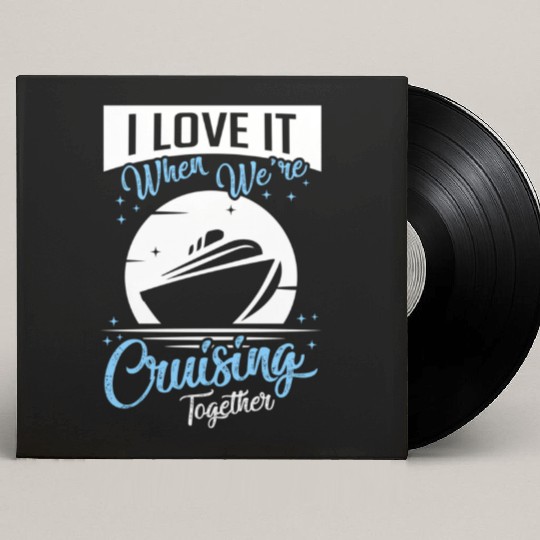 Cruising Vacation Cruise Ship Custom Vinyl Record Sleeves