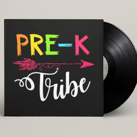 Team Pre K Teacher Tribe Back To School Custom Vinyl Record Sleeves