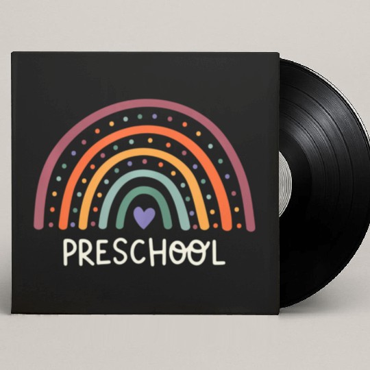 Preschool Teacher Back To School Custom Vinyl Record Sleeves