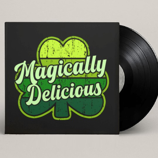 St Patric Day 2021 Magically Delicious Luck Custom Vinyl Record Sleeves