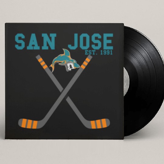 San Jose Sports Team Est 1991 Novelty Athletic Custom Vinyl Record Sleeves