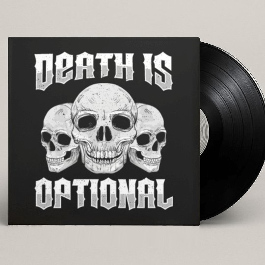 Necromancy Death Is Optional Necromancer Custom Vinyl Record Sleeves