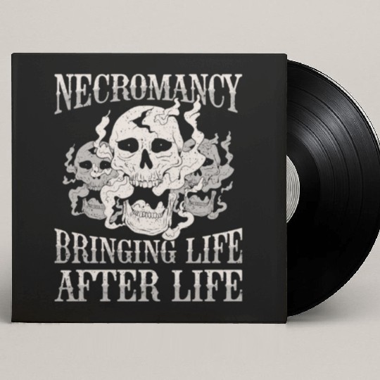 Necromancy Bringing Life After Life Necromancer Custom Vinyl Record Sleeves