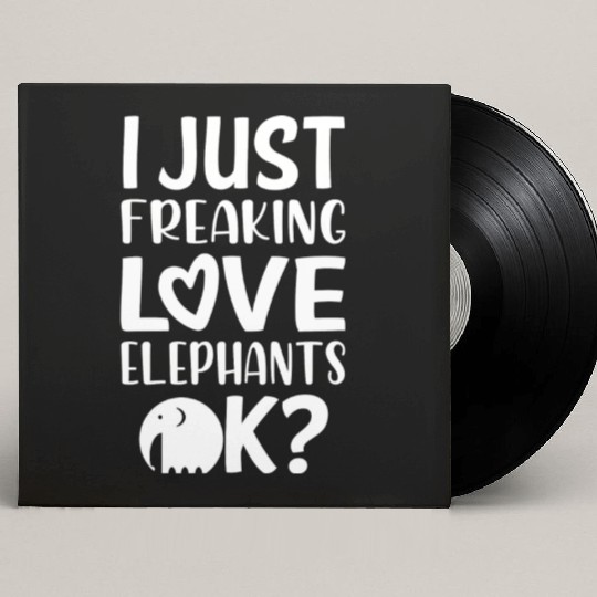 Love Elephants Custom Vinyl Record Sleeves