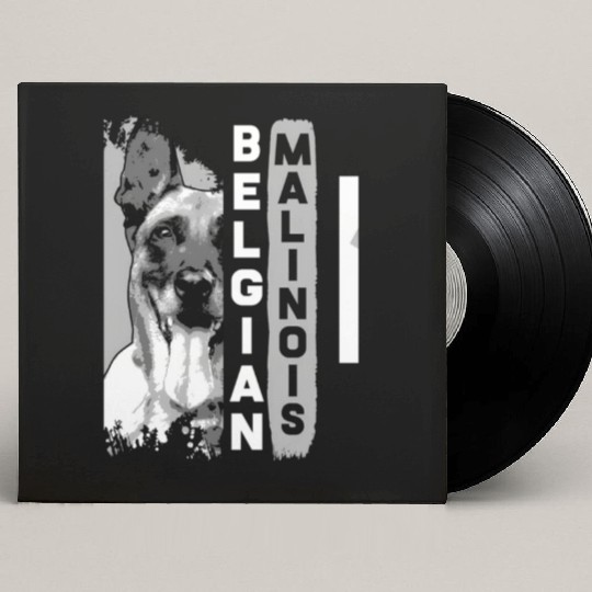 Belgian Malinois T Dog Custom Vinyl Record Sleeves