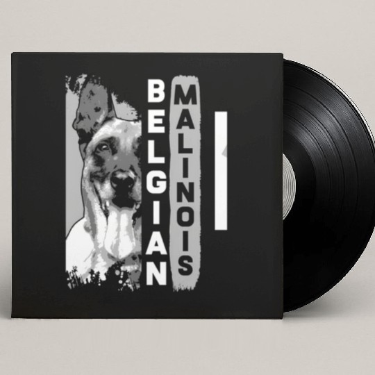 Belgian Malinois T Dog Custom Vinyl Record Sleeves