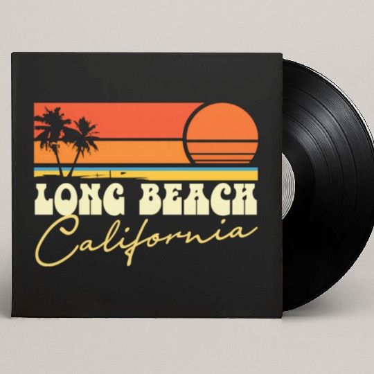 Long Beach California Custom Vinyl Record Sleeves