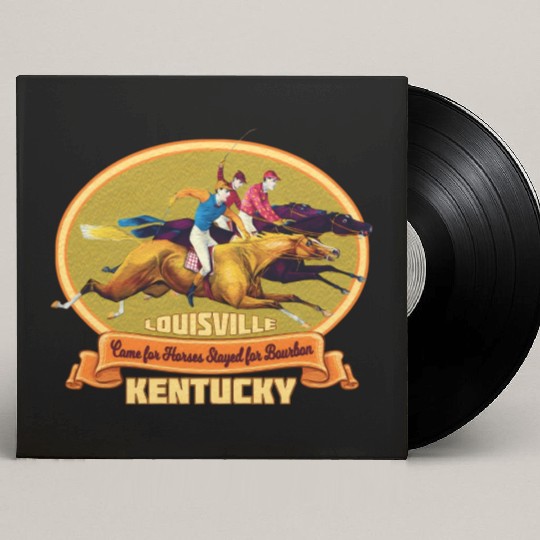 Louisville Kentucky Horse Racing Bourbon Derby Custom Vinyl Record Sleeves