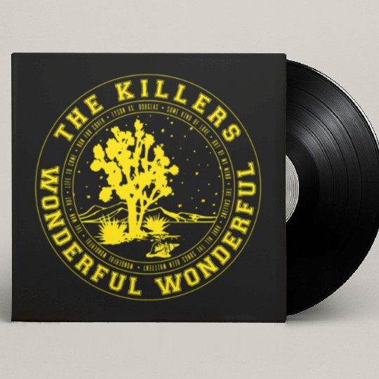 Official The ers Yellow Black Desert Custom Vinyl Record Sleeves